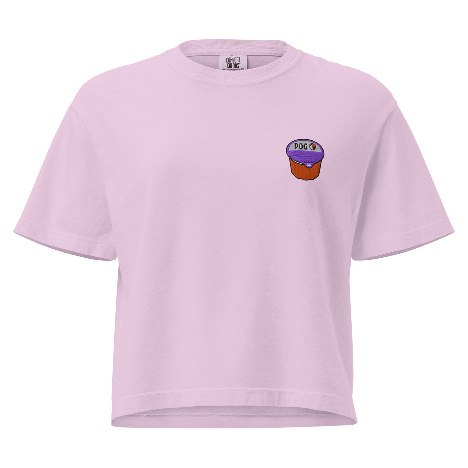 POG Juice Embroidered Boxy T-Shirt – Hawaiian Airlines-Inspired Tee-T-Shirt-Bits of Aloha