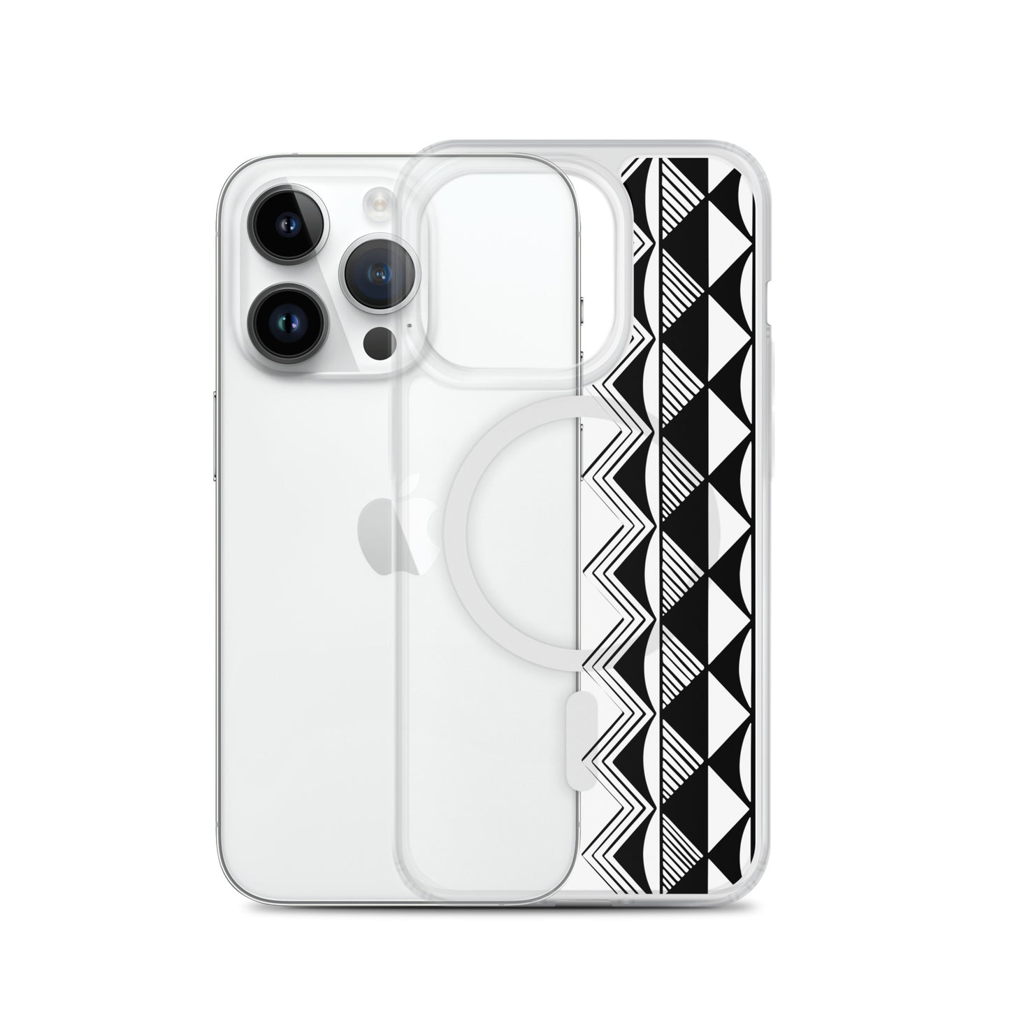 Polynesian Shark Tooth MagSafe® Clear Case for iPhone 14-16 Models
