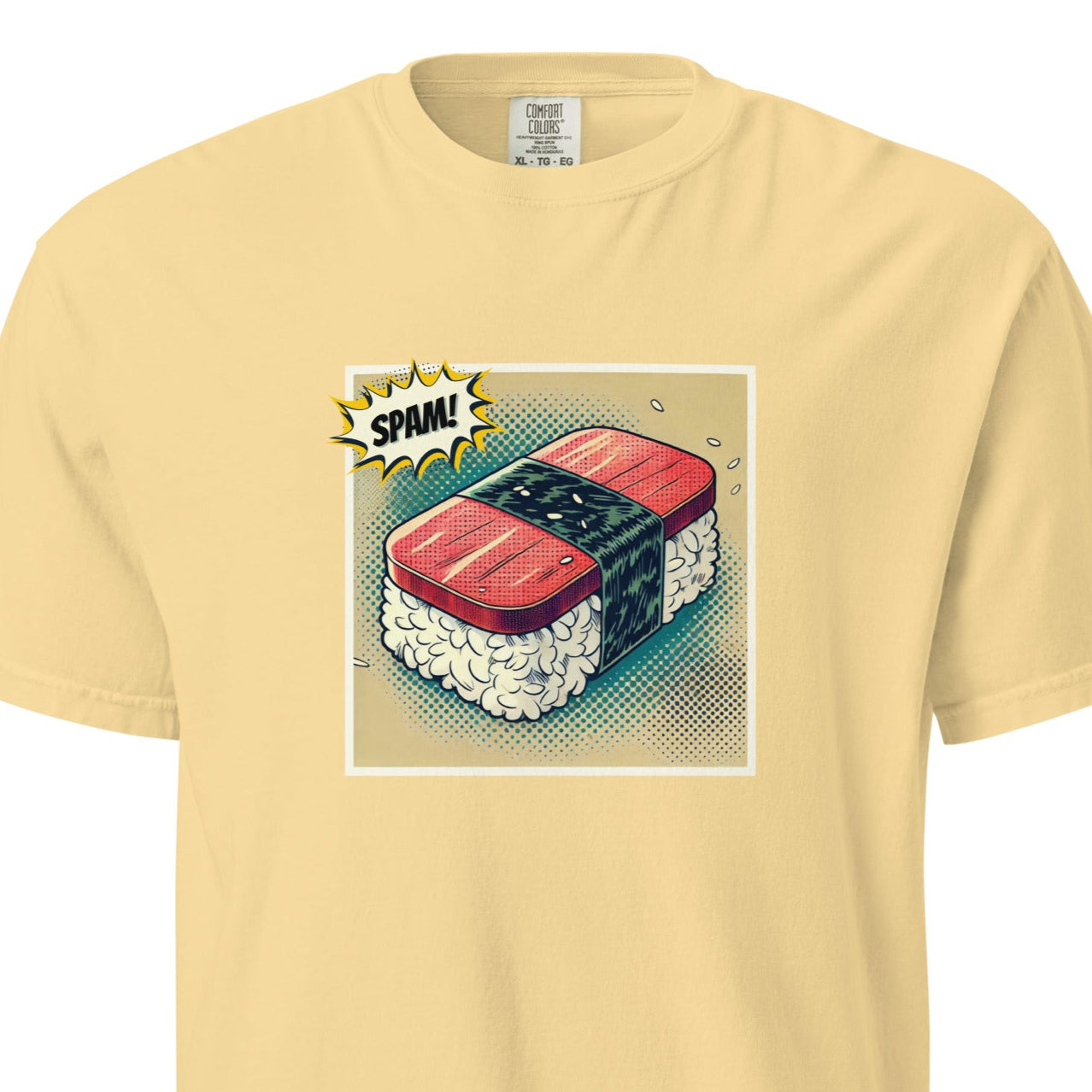 SPAM! Comic Strip Heavyweight T-Shirt-T-Shirt-Bits of Aloha