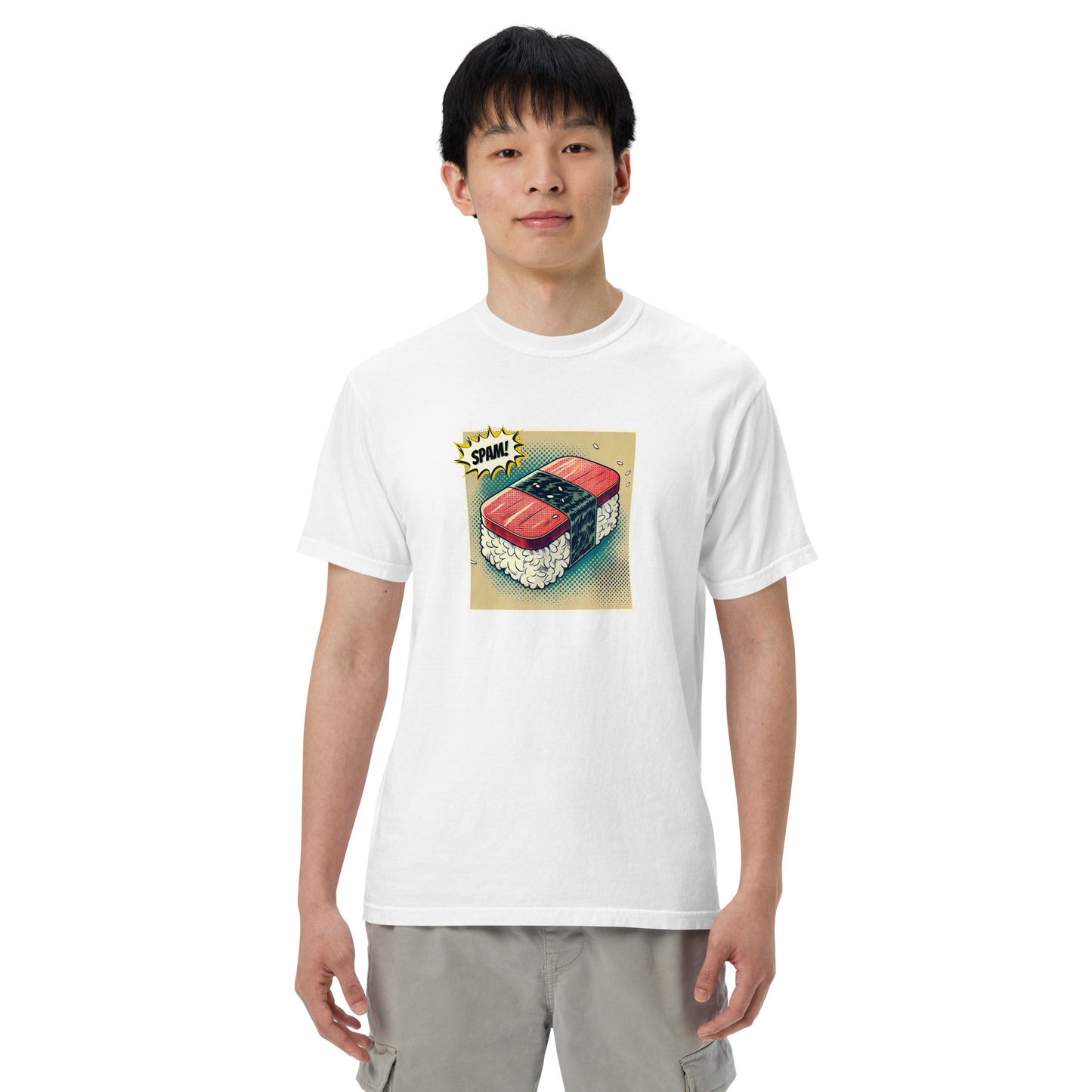 SPAM! Comic Strip Heavyweight T-Shirt-T-Shirt-Bits of Aloha