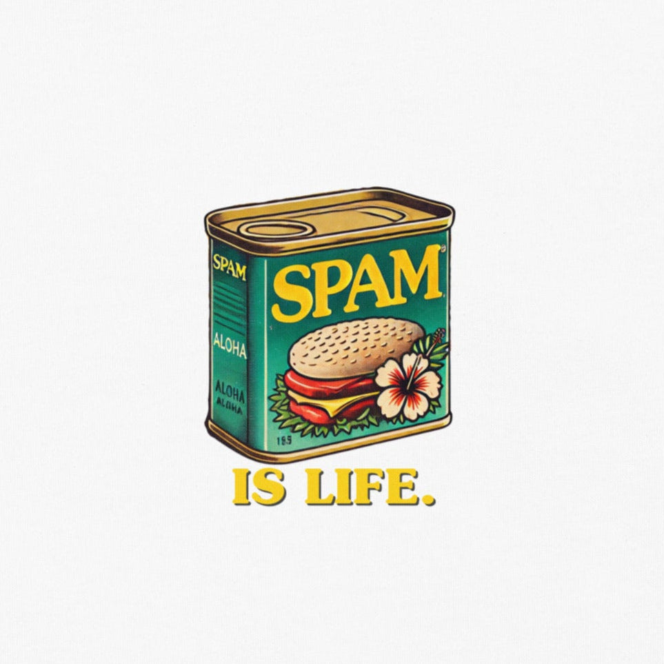 Spam is Life Heavyweight T-Shirt-T-Shirt-Bits of Aloha