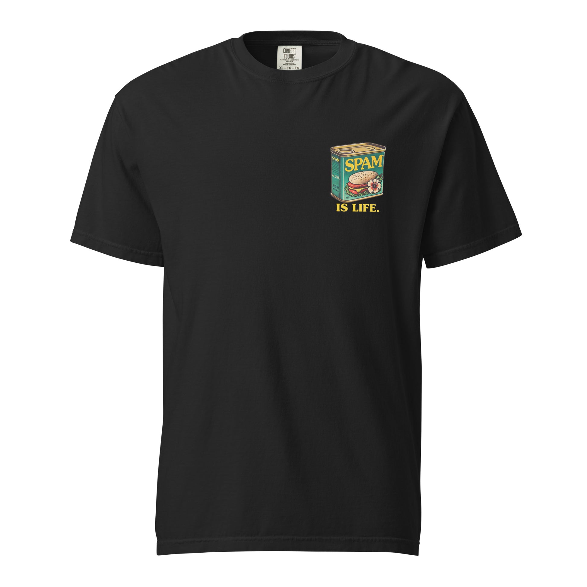 Spam is Life Heavyweight T-Shirt-T-Shirt-Bits of Aloha