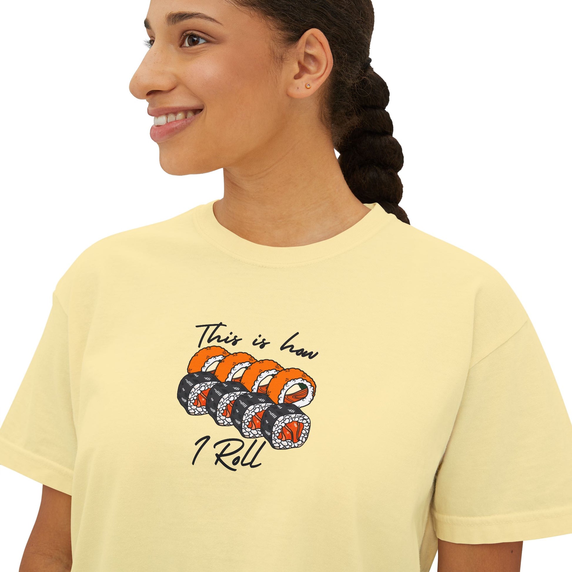 This is How I Roll Boxy Tee-T-Shirt-Bits of Aloha