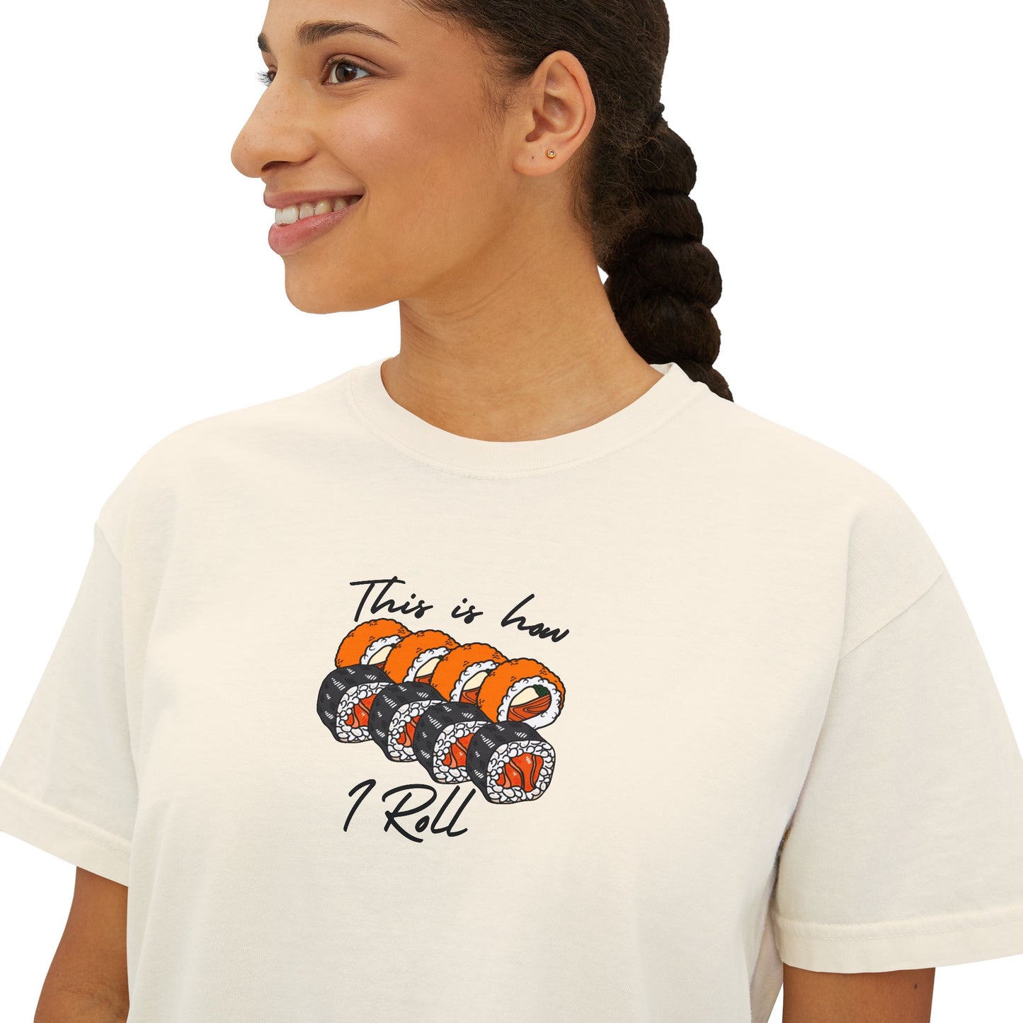 This is How I Roll Boxy Tee-T-Shirt-Bits of Aloha