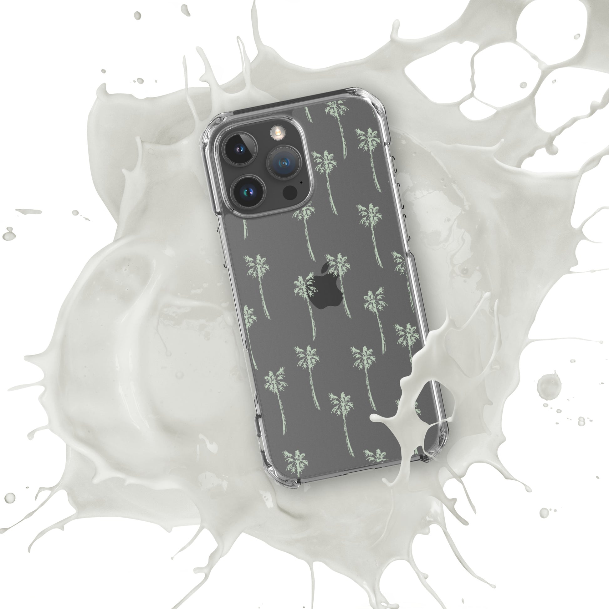 Tropical Palm Trees Clear Case for iPhone®