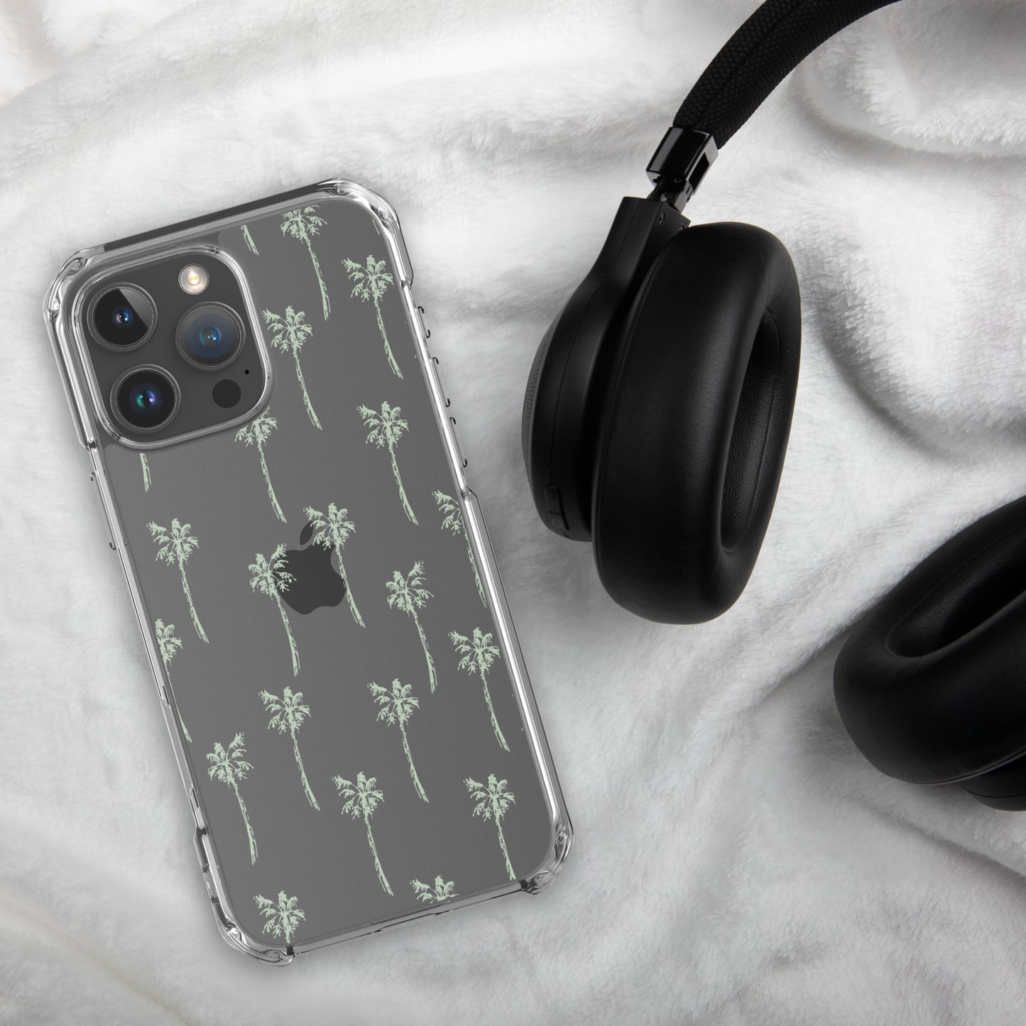 Tropical Palm Trees Clear Case for iPhone®