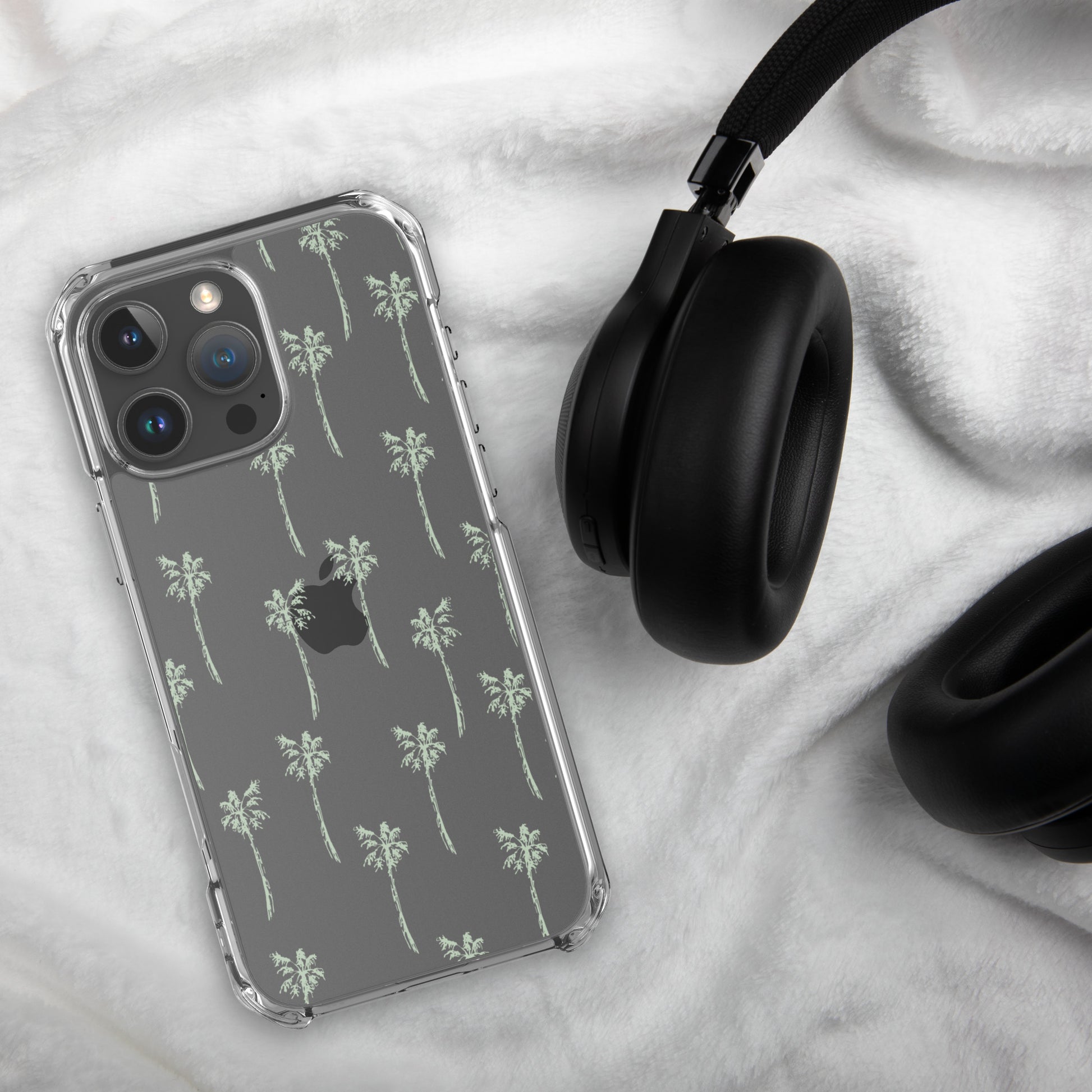 Tropical Palm Trees Clear Case for iPhone®