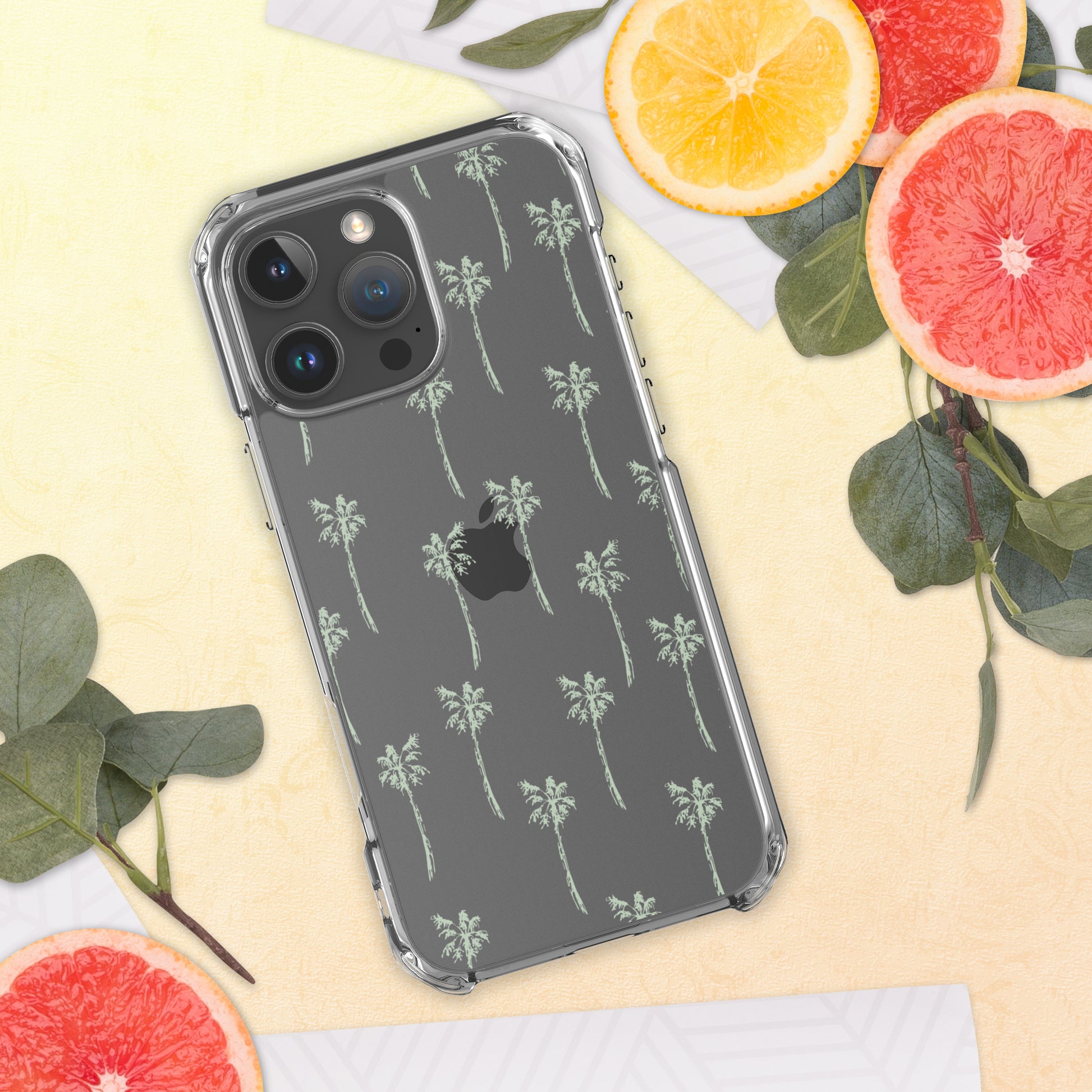 Tropical Palm Trees Clear Case for iPhone®