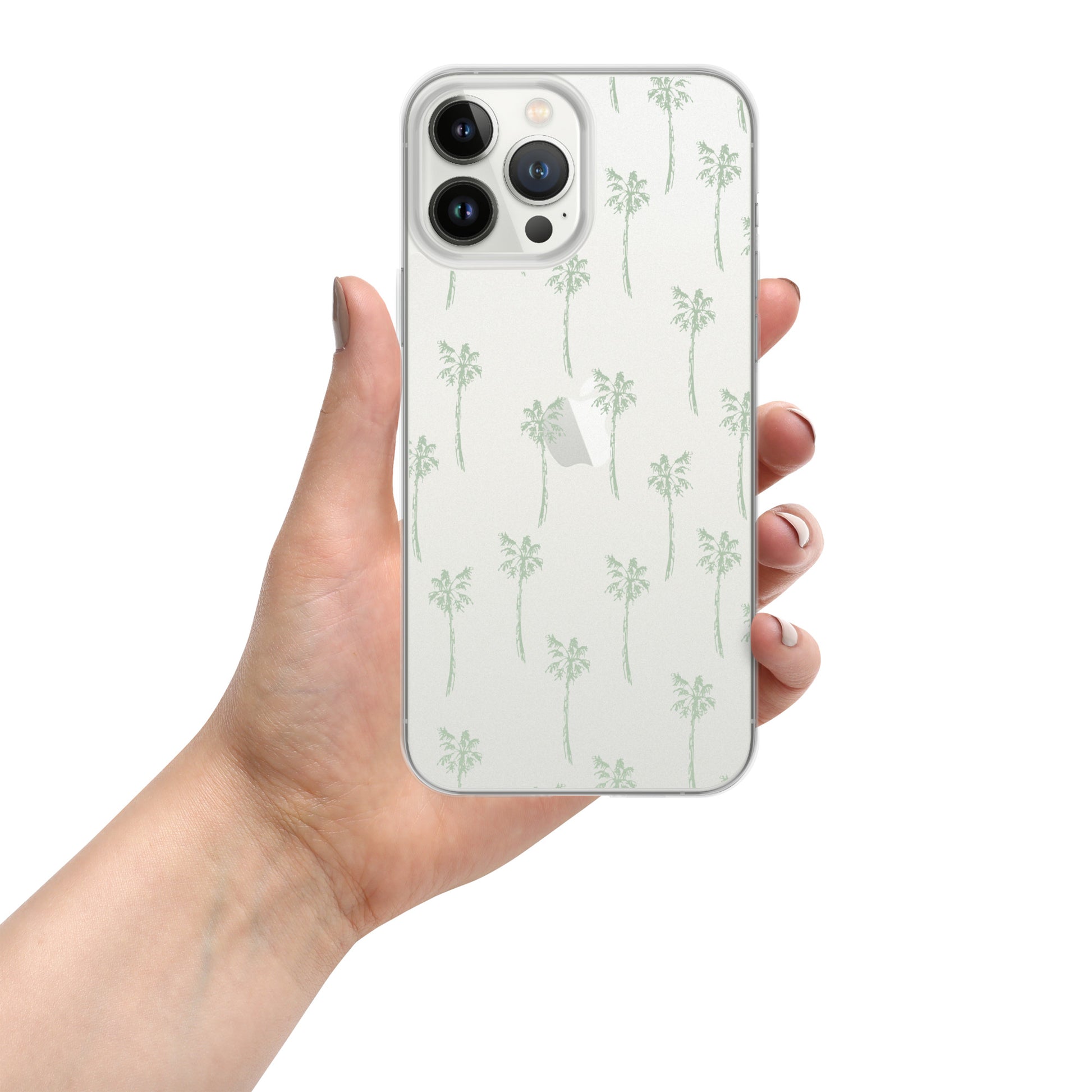 Tropical Palm Trees Clear Case for iPhone®