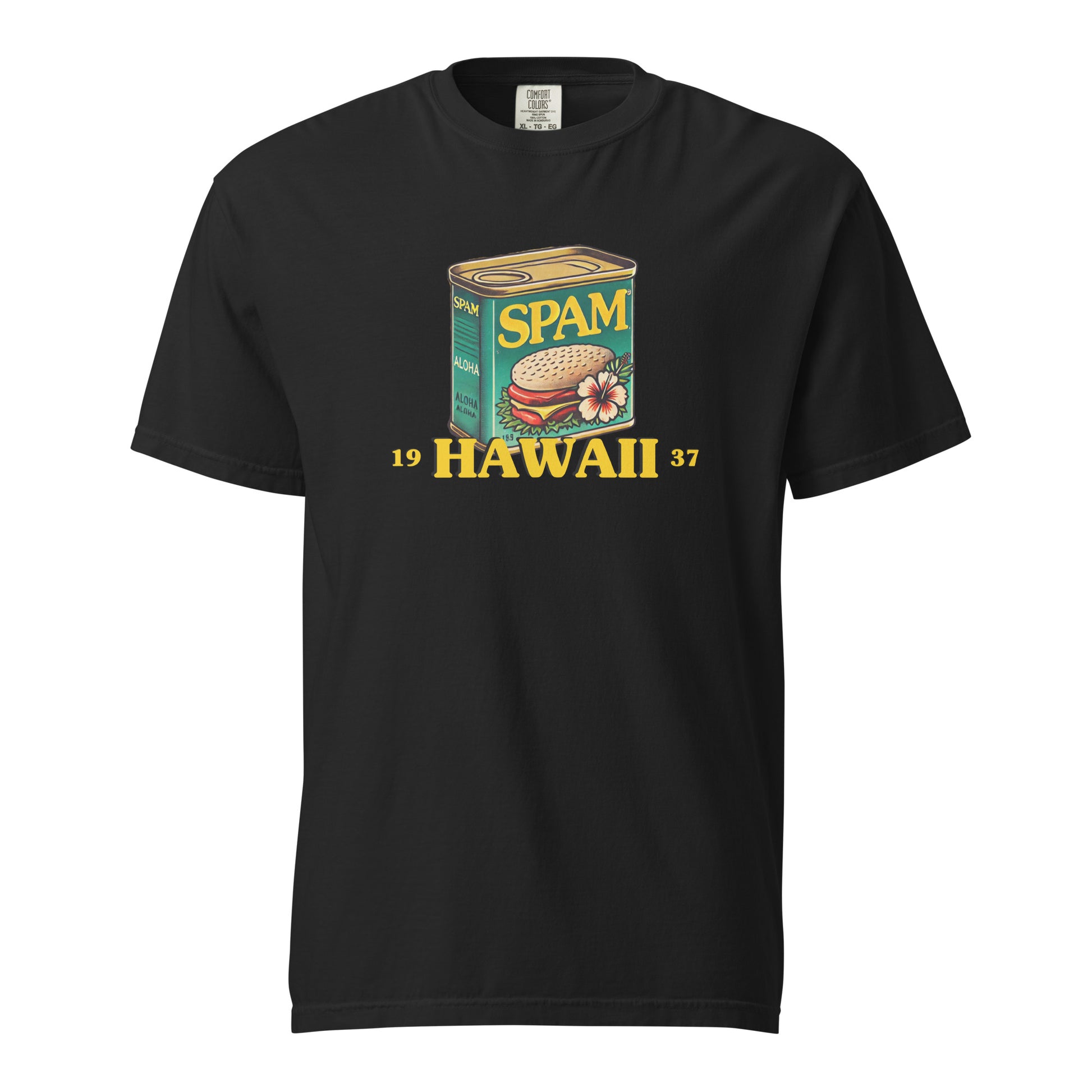 Hawaii 1937 Spam Can Retro Graphic Tee – Premium Aloha T-Shirt-T-Shirt-Bits of Aloha