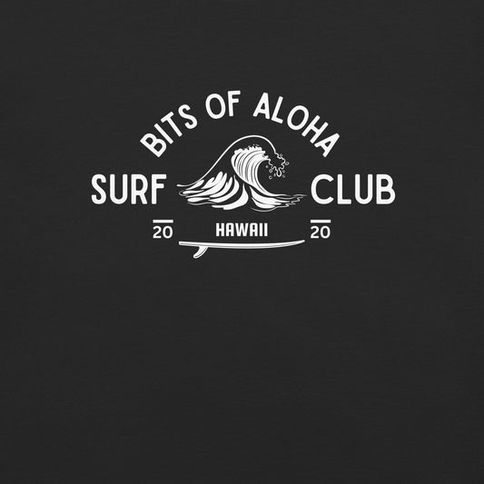 Bits of Aloha Surf Club Tee – Retro Wave Graphic T-Shirt