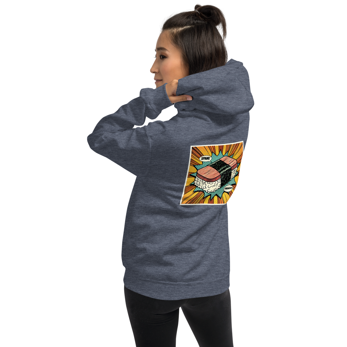 Hawaii Musubi Pop Art Hoodie for Musubi Lovers