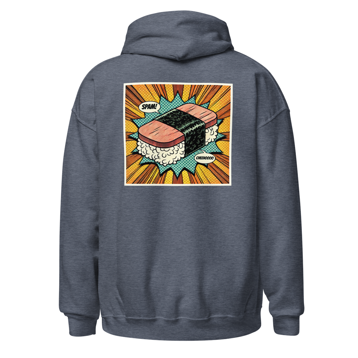 Hawaii Musubi Pop Art Hoodie for Musubi Lovers