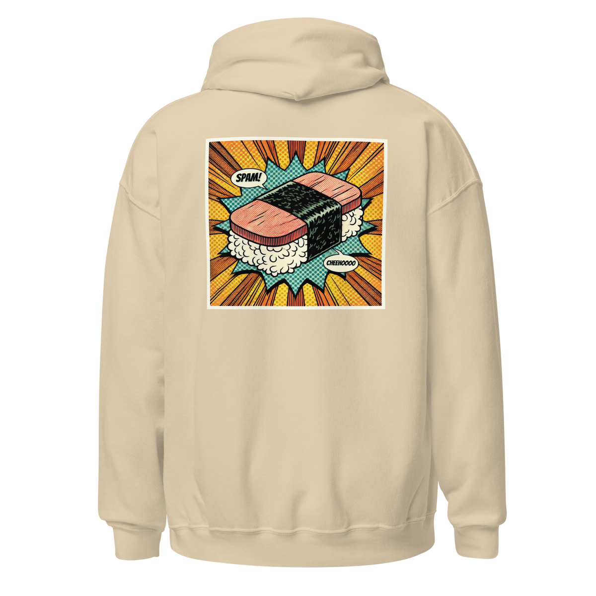 Hawaii Musubi Pop Art Hoodie for Musubi Lovers