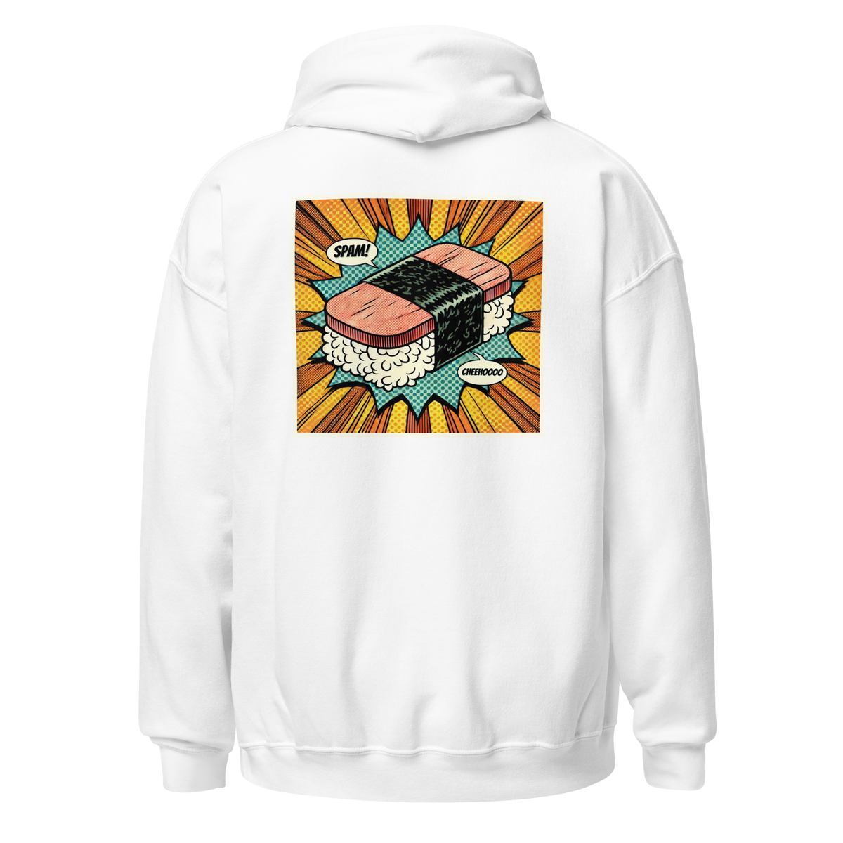 Hawaii Musubi Pop Art Hoodie for Musubi Lovers